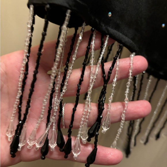 URBAN OUTFITTERS,MILINA SATIN FRINGE TOP, SIZE MEDIUM,like new - Picture 4 of 12